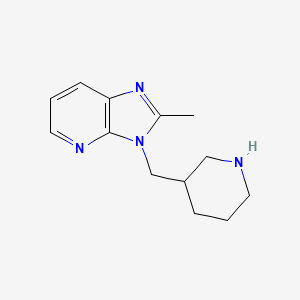 molecular formula C13H18N4 B13327879 2-methyl-3-(piperidin-3-ylmethyl)-3H-imidazo[4,5-b]pyridine 