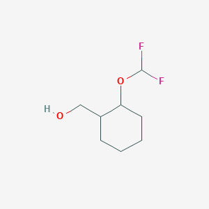 molecular formula C8H14F2O2 B13327920 (2-(Difluoromethoxy)cyclohexyl)methanol 