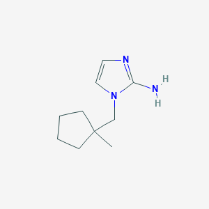 1-[(1-Methylcyclopentyl)methyl]-1H-imidazol-2-amine