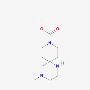 tert-Butyl 4-methyl-1,4,9-triazaspiro[5.5]undecane-9-carboxylate