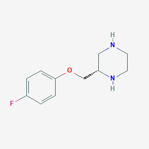 (S)-2-((4-Fluorophenoxy)methyl)piperazine