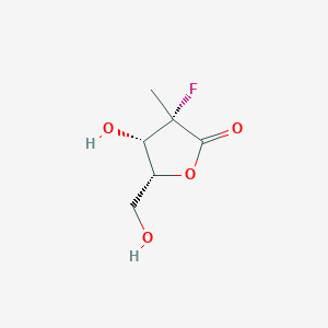 (3S,4S,5R)-3-fluoro-4-hydroxy-5-(hydroxyMethyl)-3-Methyldihydrofuran-2(3H)-one