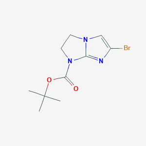 tert-Butyl 6-bromo-2,3-dihydro-1H-imidazo[1,2-a]imidazole-1-carboxylate