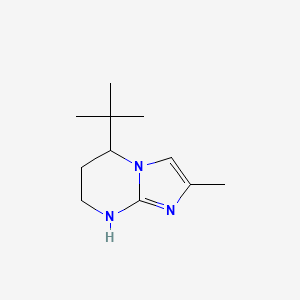 5-tert-Butyl-2-methyl-5H,6H,7H,8H-imidazo[1,2-a]pyrimidine