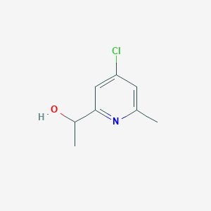 1-(4-Chloro-6-methylpyridin-2-yl)ethan-1-ol