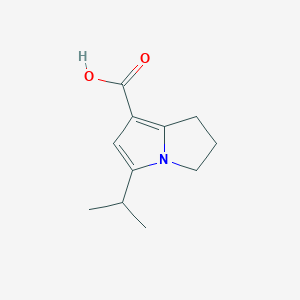 5-Isopropyl-2,3-dihydro-1H-pyrrolizine-7-carboxylic acid