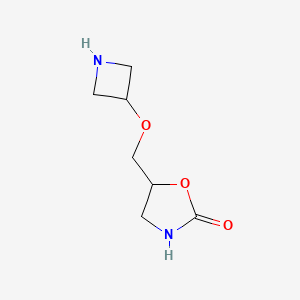 5-[(Azetidin-3-yloxy)methyl]-1,3-oxazolidin-2-one