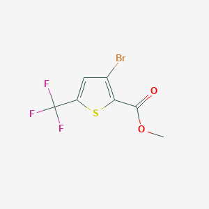 Methyl 3-bromo-5-(trifluoromethyl)thiophene-2-carboxylate