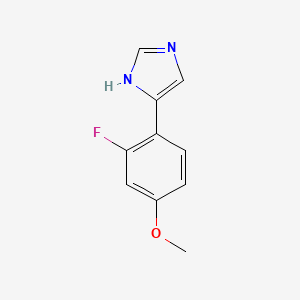 4-(2-fluoro-4-methoxyphenyl)-1H-imidazole