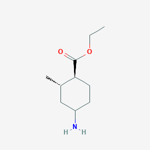 Ethyl (1S,2S)-4-amino-2-methylcyclohexane-1-carboxylate