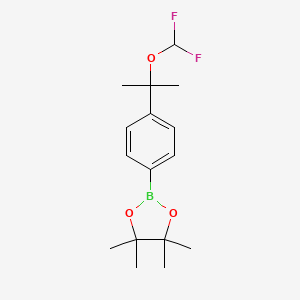 2-(4-(2-(Difluoromethoxy)propan-2-yl)phenyl)-4,4,5,5-tetramethyl-1,3,2-dioxaborolane