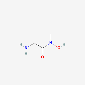 molecular formula C3H8N2O2 B13328353 2-amino-N-hydroxy-N-methylacetamide 