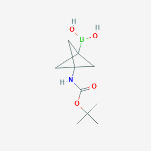 (3-((tert-Butoxycarbonyl)amino)bicyclo[1.1.1]pentan-1-yl)boronic acid