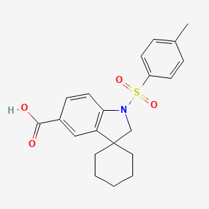 1'-Tosylspiro[cyclohexane-1,3'-indoline]-5'-carboxylic acid