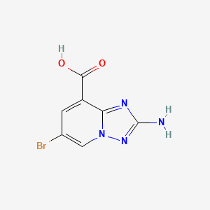 2-Amino-6-bromo-[1,2,4]triazolo[1,5-A]pyridine-8-carboxylic acid