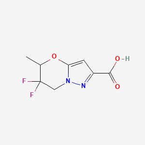 6,6-Difluoro-5-methyl-6,7-dihydro-5H-pyrazolo[5,1-b][1,3]oxazine-2-carboxylic acid