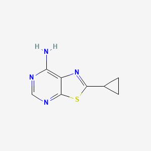 2-Cyclopropyl-[1,3]thiazolo[5,4-d]pyrimidin-7-amine