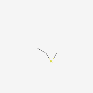 molecular formula C4H8S B13328477 2-Ethylthiirane CAS No. 3195-86-6