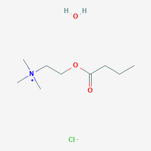 2-(Butyryloxy)-N,N,N-trimethylethan-1-aminium chloride hydrate