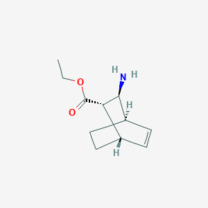 Rel-ethyl (1S,2S,3S,4R)-3-aminobicyclo[2.2.2]oct-5-ene-2-carboxylate