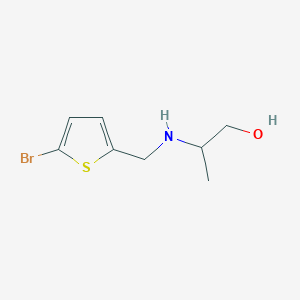 2-{[(5-Bromothiophen-2-yl)methyl]amino}propan-1-ol