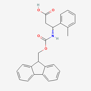 (R)-3-((((9H-Fluoren-9-yl)methoxy)carbonyl)amino)-3-(o-tolyl)propanoic acid
