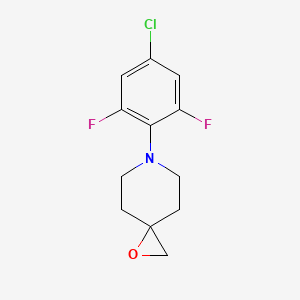 6-(4-Chloro-2,6-difluorophenyl)-1-oxa-6-azaspiro[2.5]octane