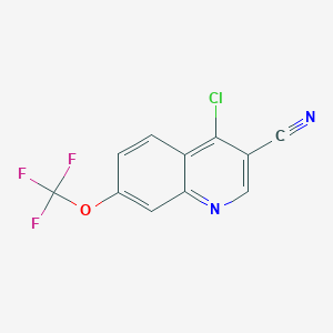 4-Chloro-7-(trifluoromethoxy)quinoline-3-carbonitrile