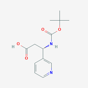 Boc-(s)-3-amino-3-(3-pyridyl)-propionic acid