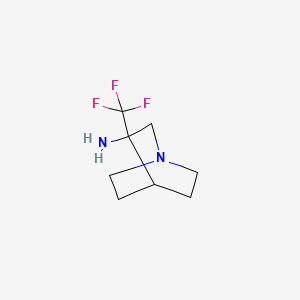 3-(Trifluoromethyl)-1-azabicyclo[2.2.2]octan-3-amine