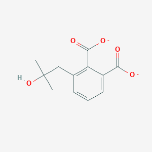 molecular formula C12H12O5-2 B13328736 3-(2-Hydroxy-2-methylpropyl)phthalate 