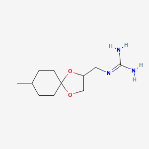 1-((8-Methyl-1,4-dioxaspiro[4.5]decan-2-yl)methyl)guanidine