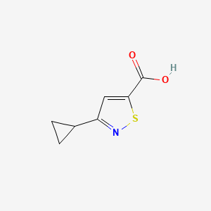 3-Cyclopropylisothiazole-5-carboxylic acid