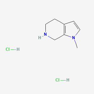 1-Methyl-4,5,6,7-tetrahydro-1H-pyrrolo[2,3-c]pyridine dihydrochloride