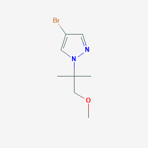 4-Bromo-1-(2-methoxy-1,1-dimethyl-ethyl)pyrazole