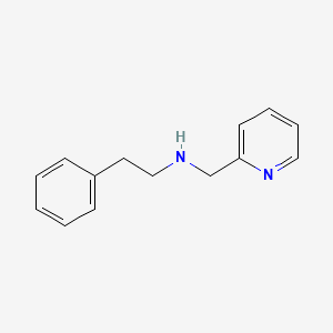 molecular formula C14H16N2 B1332886 2-phenyl-N-(pyridin-2-ylmethyl)ethanamine CAS No. 418776-49-5