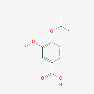 molecular formula C11H14O4 B1332888 4-Isopropoxy-3-methoxybenzoic acid CAS No. 3535-33-9