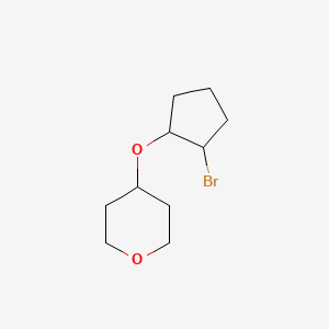 4-[(2-Bromocyclopentyl)oxy]oxane