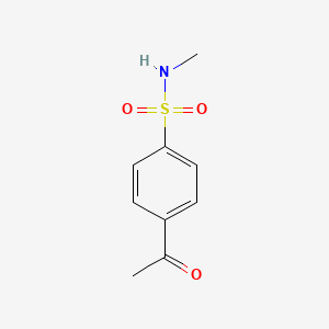 molecular formula C9H11NO3S B1332892 4-acetyl-N-methylbenzenesulfonamide CAS No. 68793-19-1