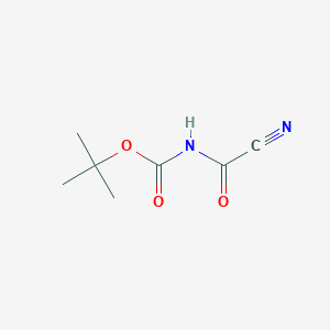 molecular formula C7H10N2O3 B13328926 tert-Butyl N-(cyanocarbonyl)carbamate 