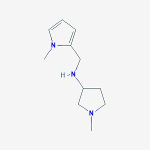 1-methyl-N-[(1-methyl-1H-pyrrol-2-yl)methyl]pyrrolidin-3-amine