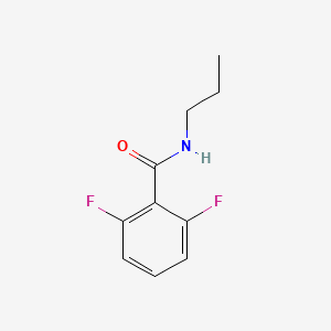 molecular formula C10H11F2NO B13328986 2,6-difluoro-N-propylbenzamide 