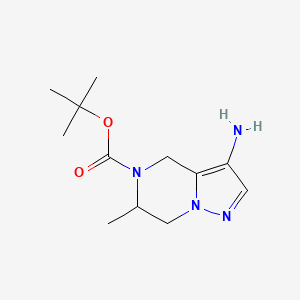 tert-Butyl 3-amino-6-methyl-6,7-dihydropyrazolo[1,5-a]pyrazine-5(4H)-carboxylate