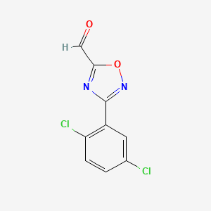 3-(2,5-Dichlorophenyl)-1,2,4-oxadiazole-5-carbaldehyde