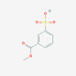 molecular formula C8H8O5S B13329081 3-(Methoxycarbonyl)benzenesulfonic acid 