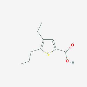 molecular formula C10H14O2S B1332916 4-Ethyl-5-propylthiophene-2-carboxylic acid CAS No. 750598-98-2