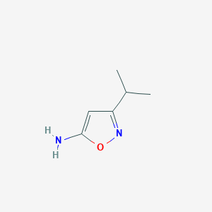 molecular formula C6H10N2O B1332918 3-Isopropylisoxazol-5-amine CAS No. 88786-11-2