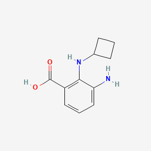 3-Amino-2-(cyclobutylamino)benzoic acid