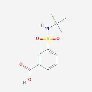 molecular formula C11H15NO4S B1332922 3-[(Tert-butylamino)sulfonyl]benzoic acid CAS No. 222409-98-5