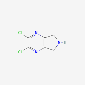 2,3-Dichloro-6,7-dihydro-5H-pyrrolo[3,4-B]pyrazine